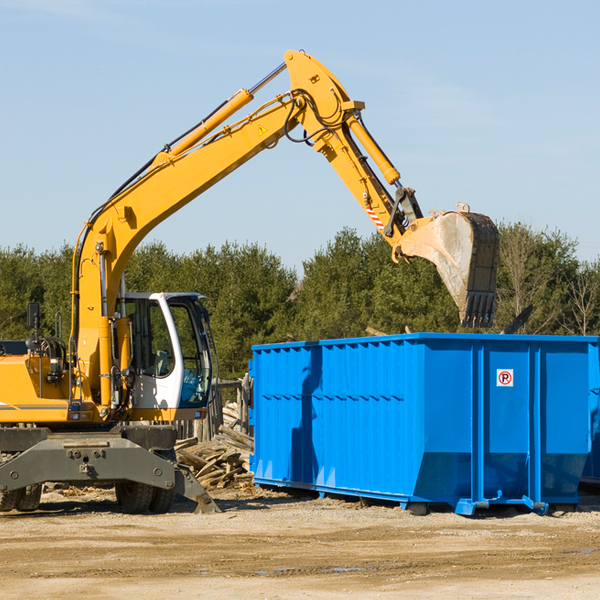 can i choose the location where the residential dumpster will be placed in East Lexington